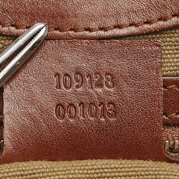 Gucci Pre-Owned
2000-2015 Bamboo line braided-trimming canvas handbag - Picture 11 of 15